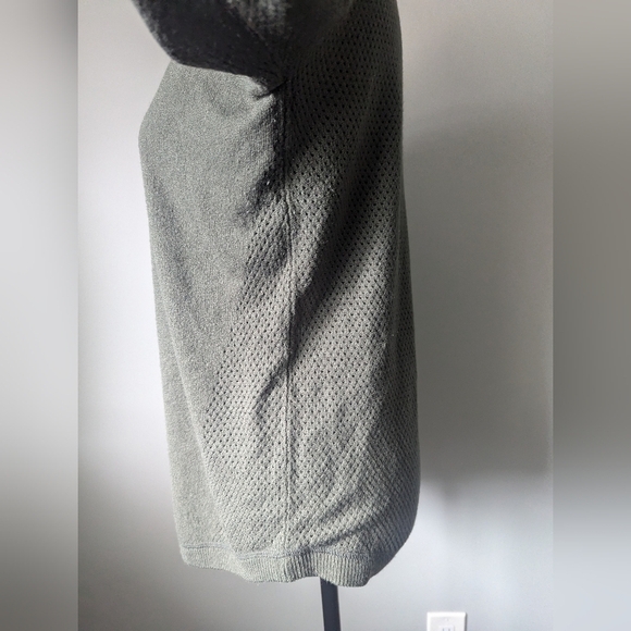 Sweet Romeo Olive Green Woven Long Sleeve Crew Neck Blouse - Picture 5 of 10